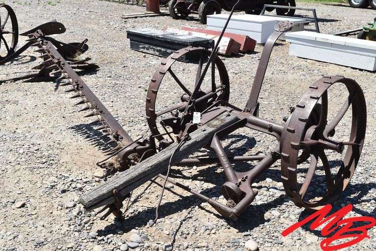 Antique McCormick Deering Big-6 Ground Driven Sickle Mower 5'