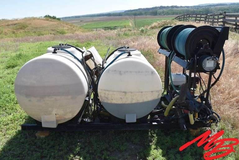 Skid Mount Fire Fighter/ Sprayer 150gal & 110gal Tanks