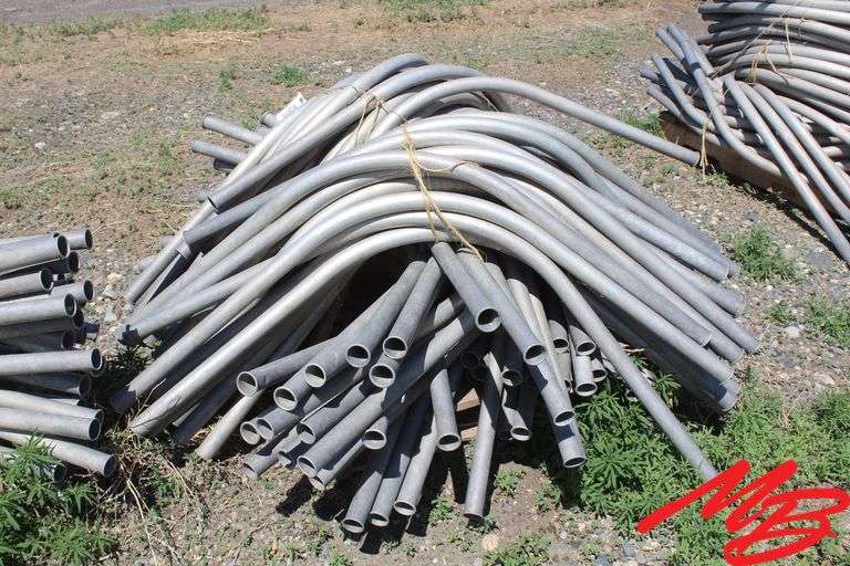 (100) Aluminum Single Bend 1 1/2" Syphon Tubes