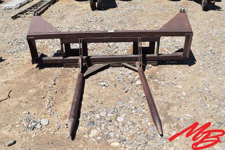 Shop Built Bale Spear w/Loader Mount 57" Spears