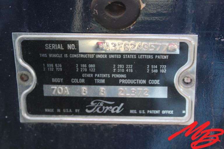 Ford  Mainline   2-Door Car (No Title)