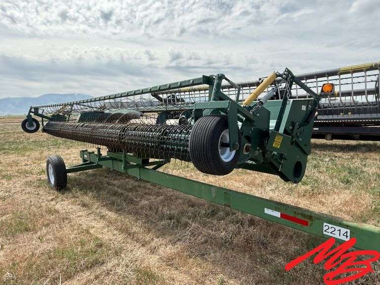 2016 Pickett 22' Combine Platform & Bean Pickup Head w/Header Trailer *Fits John Deere combine.