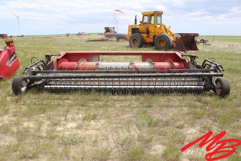 Case-IH  1015 Pickup Header  13' w/13' MacDon Rake up Pickup
