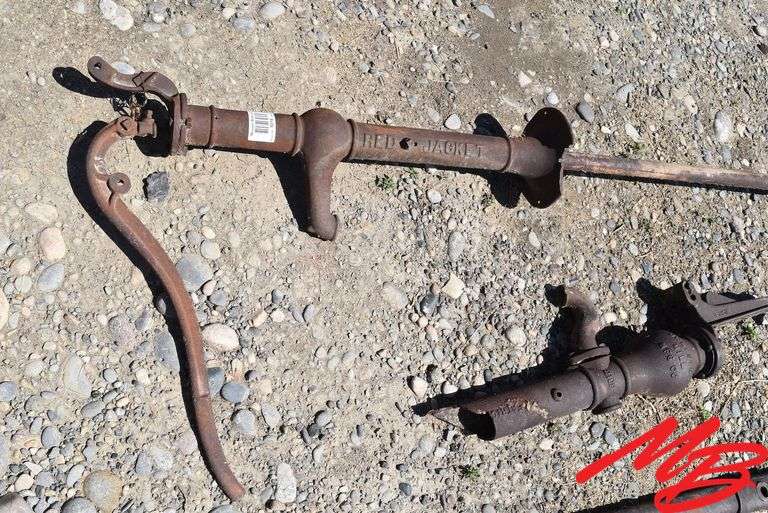 Antique Asst Hand Pumps & Horse Yoke