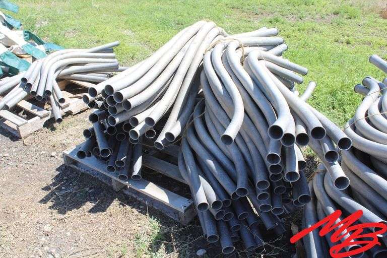 (90) Aluminum Double Bend 2" Syphon Tubes