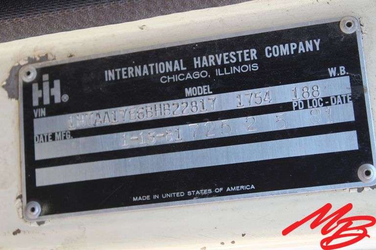 1981  International  Flatbed Truck