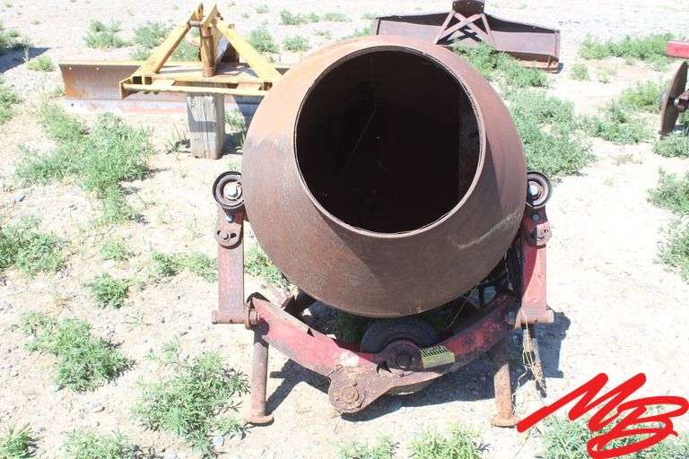 3pt Cement Mixer w/Hydraulic Dump