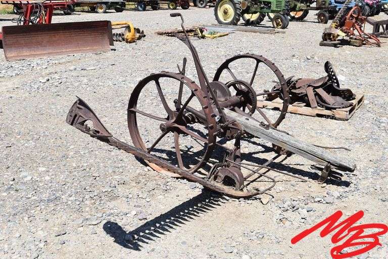 Antique McCormick Deering Big-6 Ground Driven Sickle Mower 5'