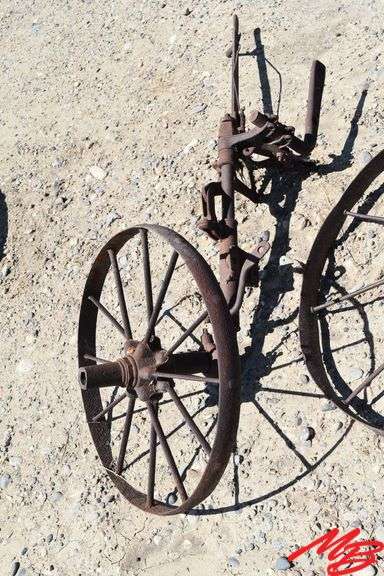 (8) Asst Antique Steel Wheels