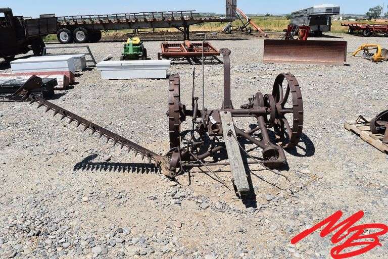 Antique McCormick Deering Big-6 Ground Driven Sickle Mower 5'