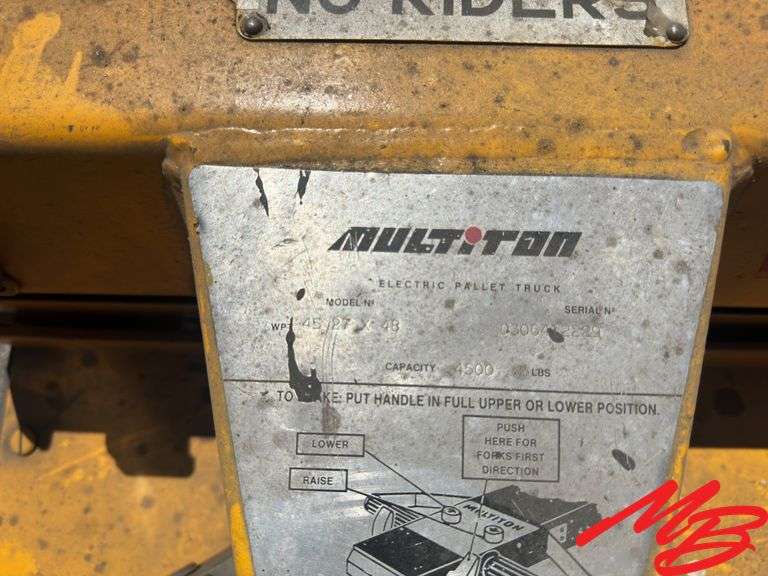 Multiton WPT45 Forklift