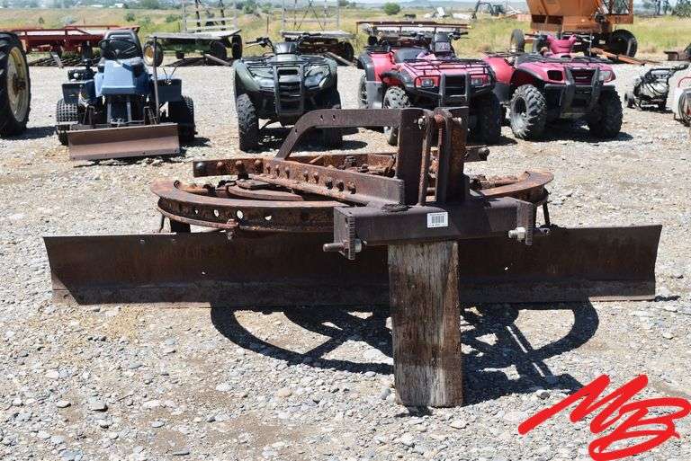 10' Shop Built Terracing Blade, 3pt, Manual Angle