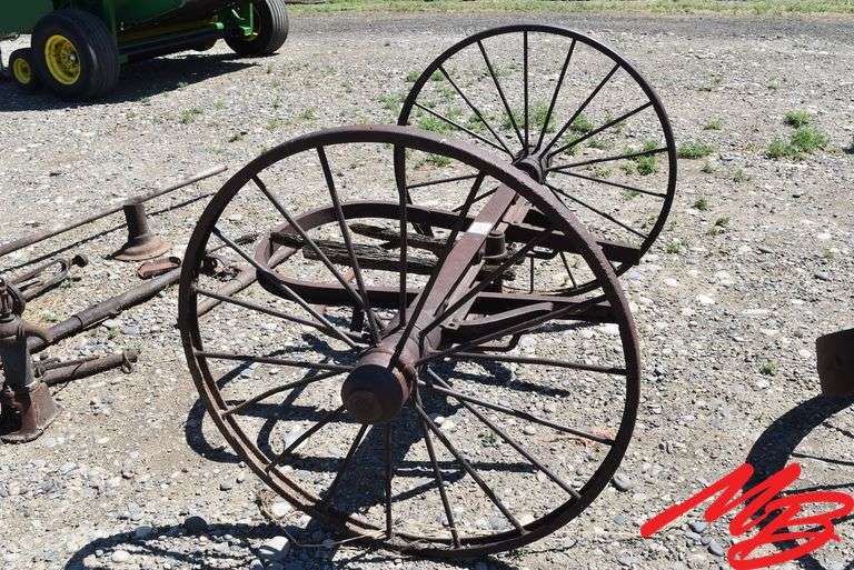 Antique Steel Wheel Running Gear w/40" Wheels