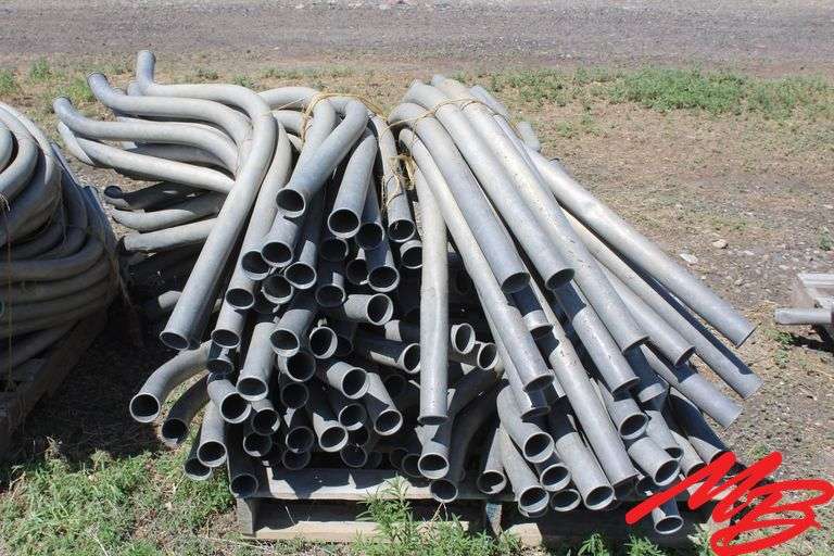 (90) Aluminum Double Bend 2" Syphon Tubes