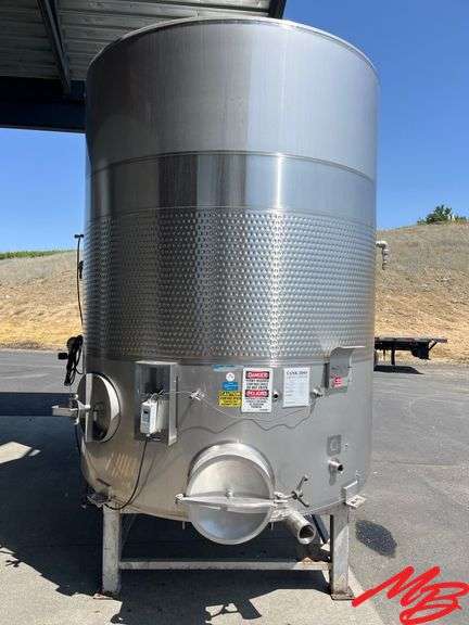 SHORT NOTICE Winery Tank Auction