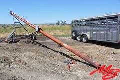 Brandt 50'x 7" Grain Auger w/Manual Mover