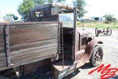 Antique International Pickup w/8' Wooden Side Dump Box