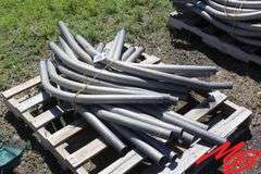 (17) Aluminum Single Bend 2" Syphon Tubes