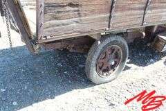 Antique International Pickup w/8' Wooden Side Dump Box