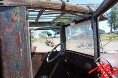 Antique International Pickup w/8' Wooden Side Dump Box