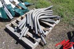 (17) Aluminum Single Bend 2" Syphon Tubes