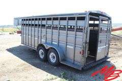 1995  Titan  1R1708 Gooseneck  Stock Trailer  18'x 94"