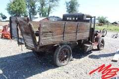 Antique International Pickup w/8' Wooden Side Dump Box