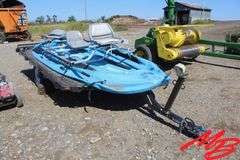 Solar  Elite SS  Rubber Raft 14' w/2020 Canyon Trailer