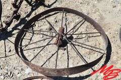 (8) Asst Antique Steel Wheels