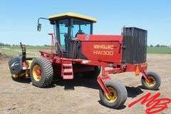 New Holland  HW300 Swather w/ NH Haybine HS Series 12' Header