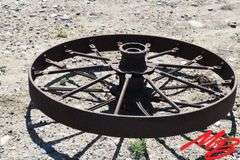 (4) Asst Antique Steel Wheels