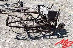Antique Van Brunt Horse Drawn Grain Drill