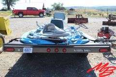 Solar  Elite SS  Rubber Raft 14' w/2020 Canyon Trailer