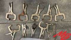 Vise-Grip locking C-clamps