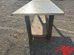 8’ Heavy Duty Metal Table