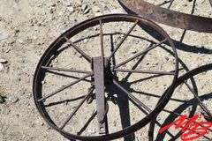 (8) Asst Antique Steel Wheels