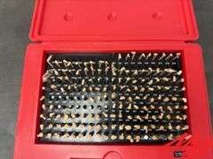 Starrett Precision Pin Gauge & Table