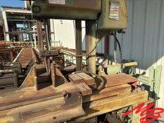 DoAll TR1421 Band Saw with Rolling Tables