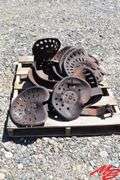 Pallet Lot of Antique Tractor Seats