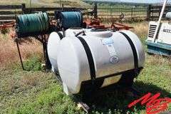 Skid Mount Fire Fighter/ Sprayer 150gal & 110gal Tanks