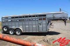 1995  Titan  1R1708 Gooseneck  Stock Trailer  18'x 94"