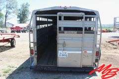1995  Titan  1R1708 Gooseneck  Stock Trailer  18'x 94"