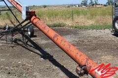 Brandt 50'x 7" Grain Auger w/Manual Mover