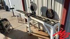 Evolution Chop Saw on Rolling Table