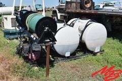 Skid Mount Fire Fighter/ Sprayer 150gal & 110gal Tanks