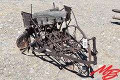 Antique Van Brunt Horse Drawn Grain Drill