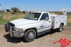 1995  Dodge  Ram 3500   Reg Cab Dually Service Truck