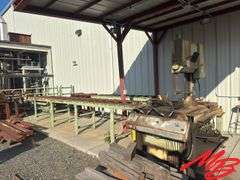 DoAll TR1421 Band Saw with Rolling Tables