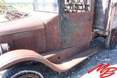 Antique International Pickup w/8' Wooden Side Dump Box