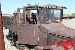 Antique International Pickup w/8' Wooden Side Dump Box